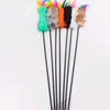 Multi-color Feather Teaser Wand Pet Toy